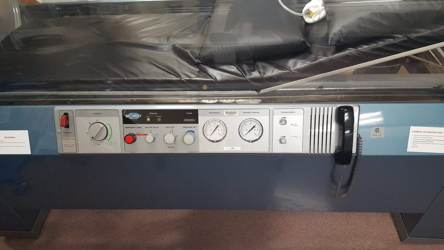 Monoplace Hyperbaric Chamber – Advanced Oxygen Therapy System Sechrist 3600H