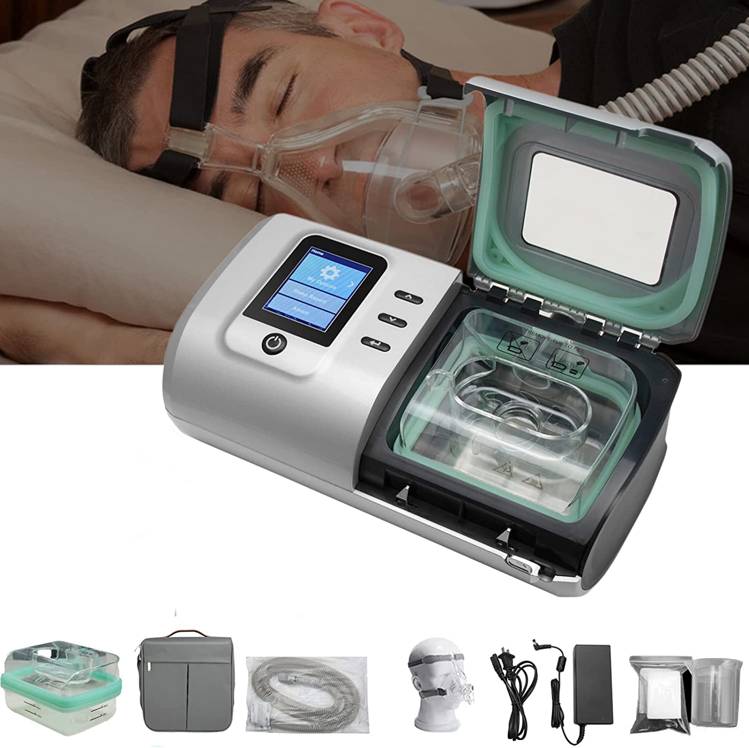 Auto CPAP APAP Machine with Humidifier Expiratory Pressure
