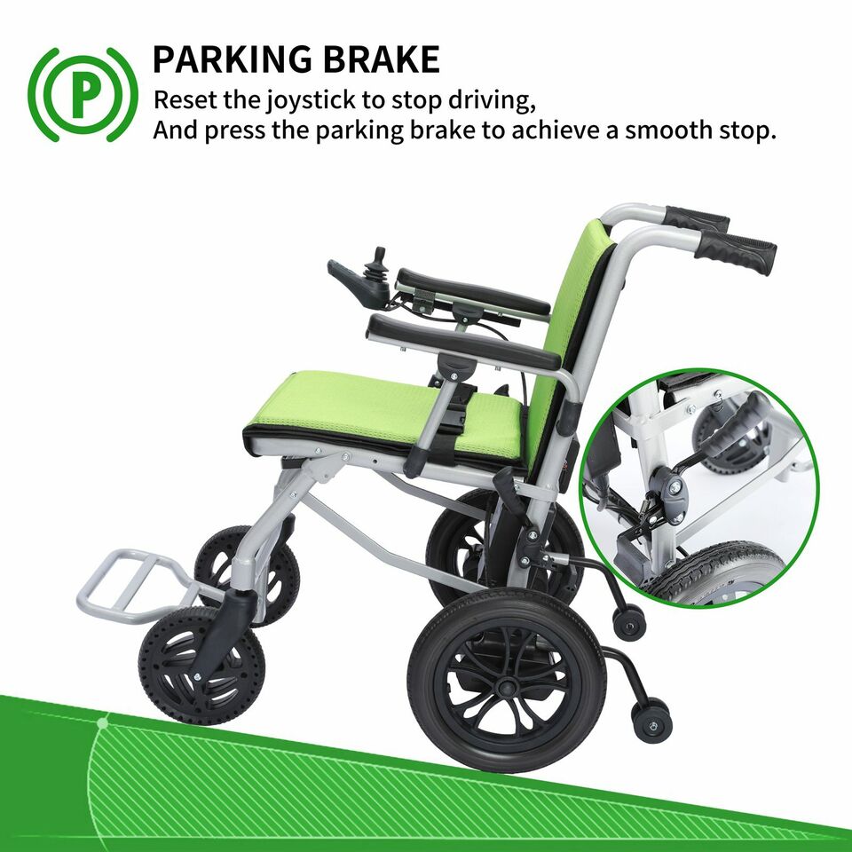 Meubon Folding Lightweight Electric Power Wheelchair I Your Ultimate Motorized Mobility Aid I Model MD3234N