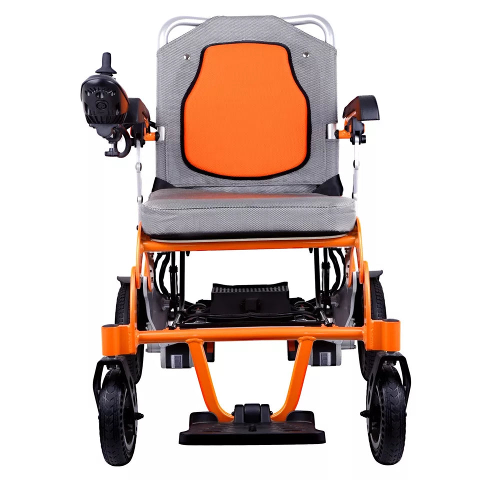 Discover the Ultimate Foldable Electric Wheelchair for Adults: All-Terrain, 300lbs Max Load, with a Range of 12 Miles Model MB1234SD