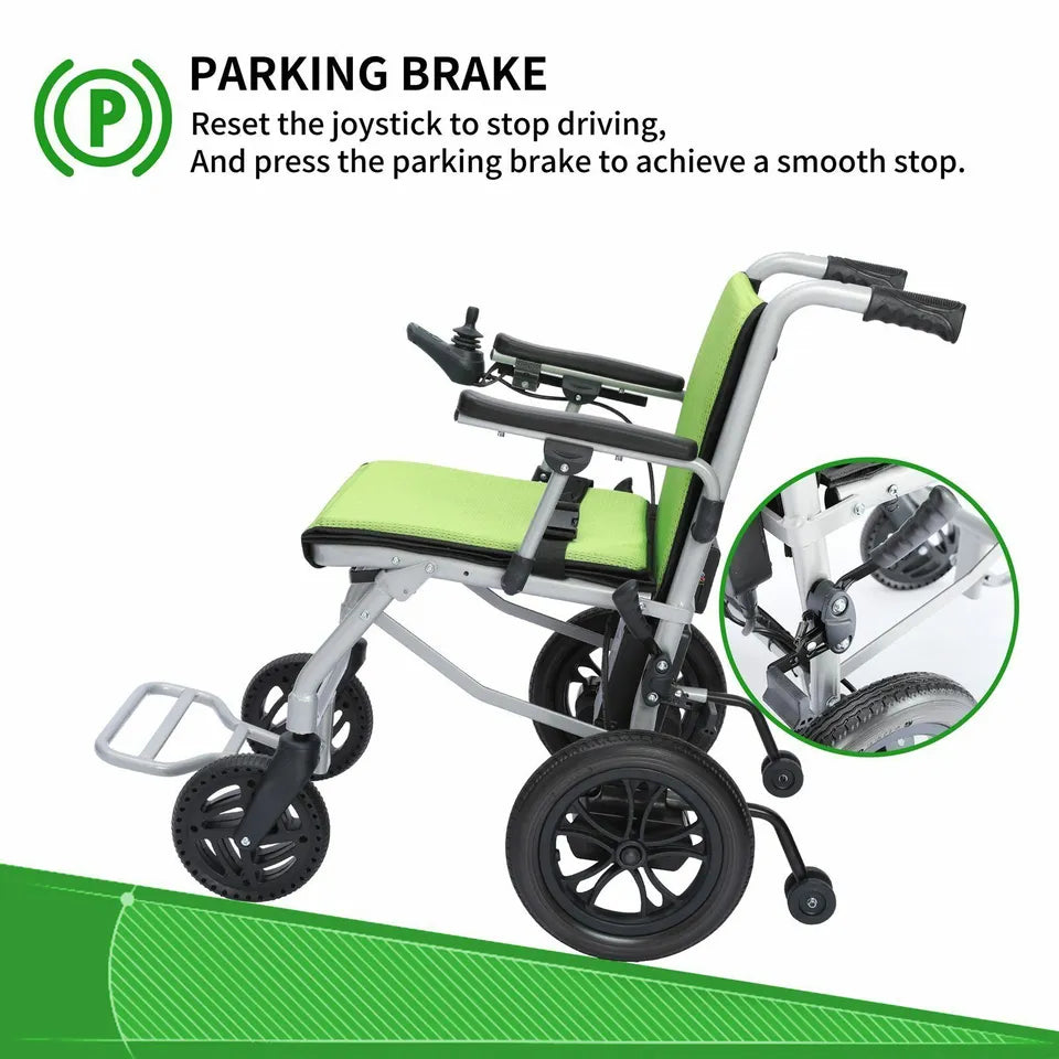 Explore Freedom with our Folding Lightweight Electric Power Wheelchair: Your Ultimate Motorized Mobility Aid I Model: MBHBLD3C